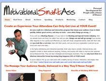 Tablet Screenshot of motivationalsmartass.com